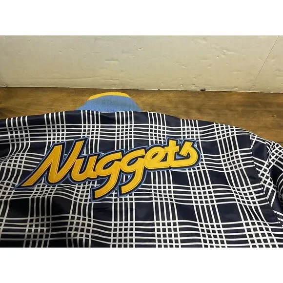 Vintage Denver Nuggets NK NBA Reversible Jacket Size Large